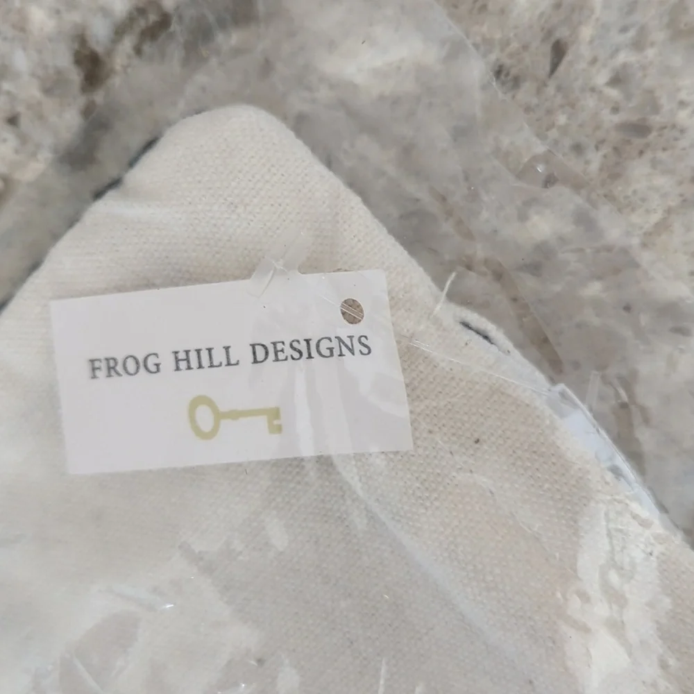 Frog Hill Embroidered Ethic Pillow Cover